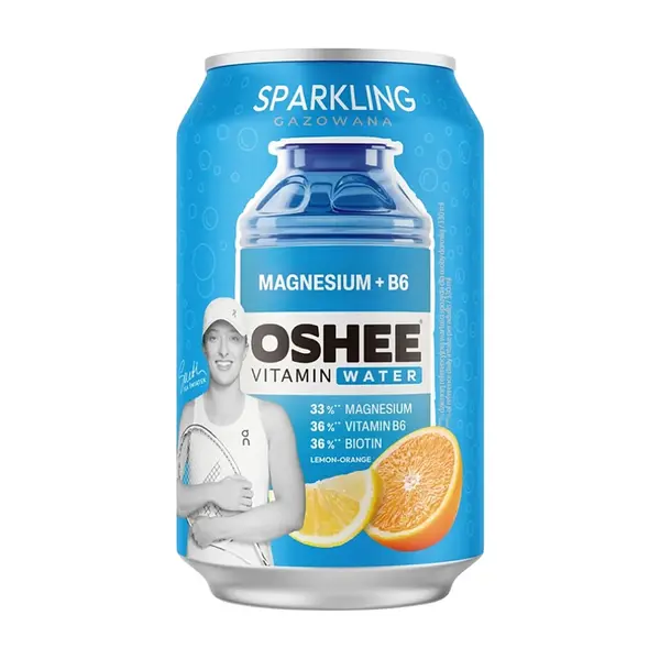 OSHEE Perlivá vitamínová voda magnesium a B6 330 ml