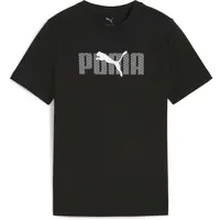 Puma ESSENTIALS LOGO LAB TEE B Chlapecké triko, černá, velikost