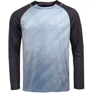 Klimatex BARELLI Pánské MTB triko s dlouhým rukávem, černá, velikost