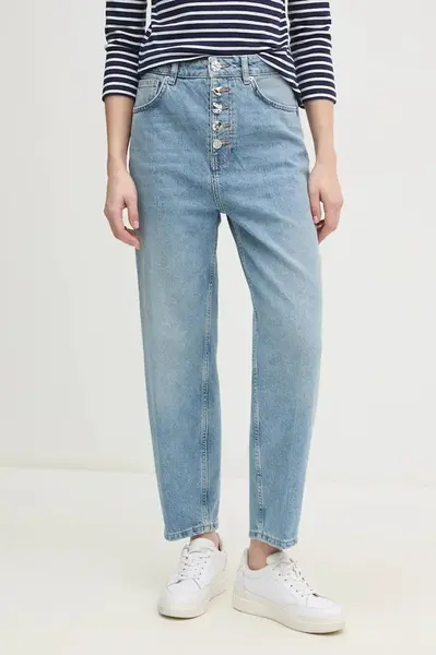 Džíny Sisley dámské, high waist, 4I2MLE04G