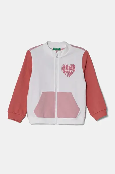 Dětská bavlněná mikina United Colors of Benetton