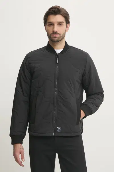 Bunda Pepe Jeans MALABAR pánská, černá barva, přechodná, PM403061