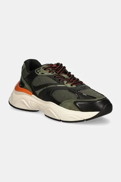 Tenisky Karl Lagerfeld KOMET zelená barva, KL56524