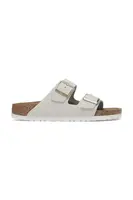 Nubukové pantofle Birkenstock Arizona bílá barva, 1029405