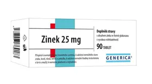 Generica Zinek 25 mg 90 tablet