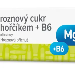 Dr. Max Hroznový cukr s hořčíkem a vitaminem B6 14 pastilek