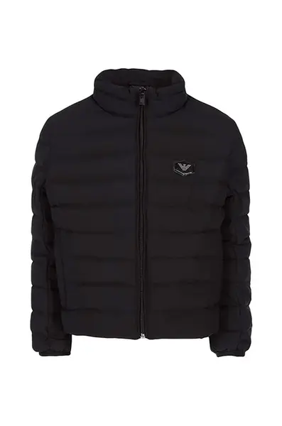 Dětská péřová bunda Emporio Armani černá barva, 8N4BQ2 1NLRZ