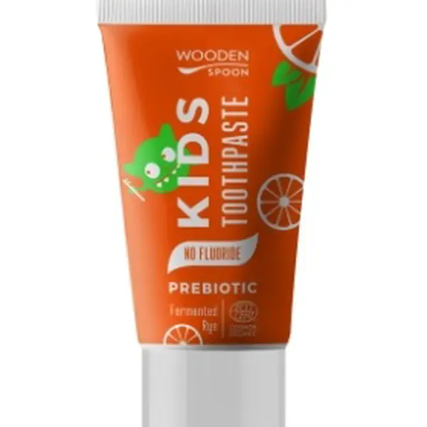 WoodenSpoon Dětská probiotická zubní pasta bez fluoridu 50 ml