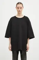 Bavlněné tričko Fiorucci Angel černá barva, U01FPSCR109CJ05BK01