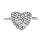 Prstýnek Fossil Sadie Glitz Heart JF04677040