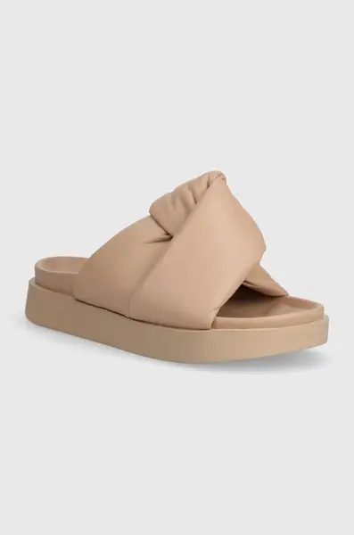 Kožené pantofle Inuikii Soft Crossed