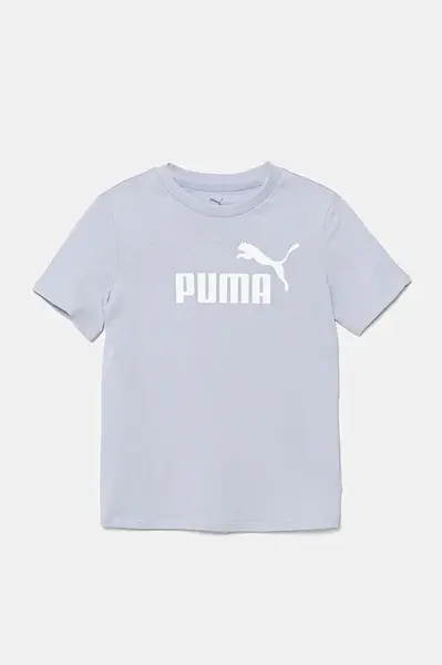 Dětské tričko Puma ESS No. 1 Logo Tee modrá barva, 684892