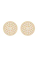 Pozlacené náušnice Lilou Microsetting