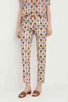 Kalhoty La Petite Française PACTE dámské, jednoduché, medium waist