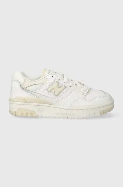 Kožené tenisky New Balance BBW550BK béžová barva, BBW550BK