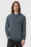 Bavlněná mikina AllSaints BRACE pánská, modrá barva, s kapucí, hladká, M032JB