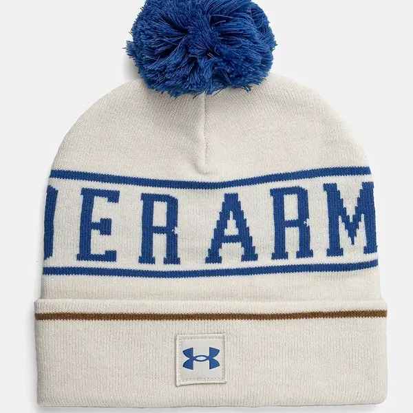 Čepice Under Armour béžová barva, 1386634