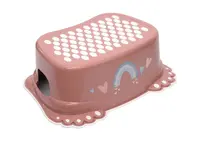 Tega Baby Stolička, schůdek s protiskluzovou funkcí Eco Duha, ružový