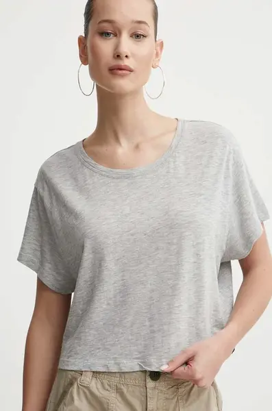 Tričko Superdry šedá barva