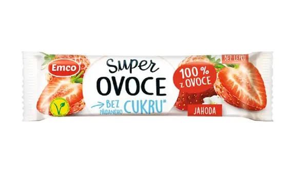 Emco Tyčinka 100% z ovoce jahoda 30 g