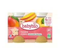 Babybio Mango a jablko 2x130 g