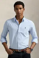 Košile Polo Ralph Lauren pánská, modrá barva, slim, s límečkem button-down, 710929344