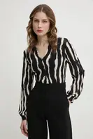 Košile Morgan TRIBO dámská, černá barva, regular, TRIBO