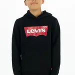 Dětská mikina Levi's černá barva, s potiskem