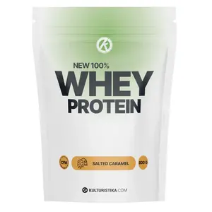 Kulturistika.com New 100% Whey Protein 800g - slaný karamel