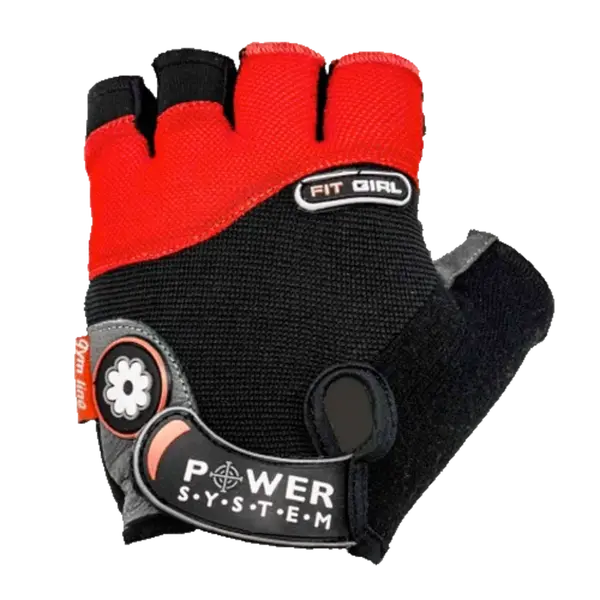 Power System Rukavice FIT GIRL PS-2900 červené - XS