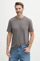 Tričko Guess hnědá barva