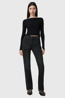 Džíny AllSaints HOLLIS dámské, medium waist, W013EC