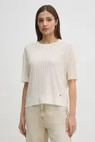 Tričko Mos Mosh béžová barva, 168390