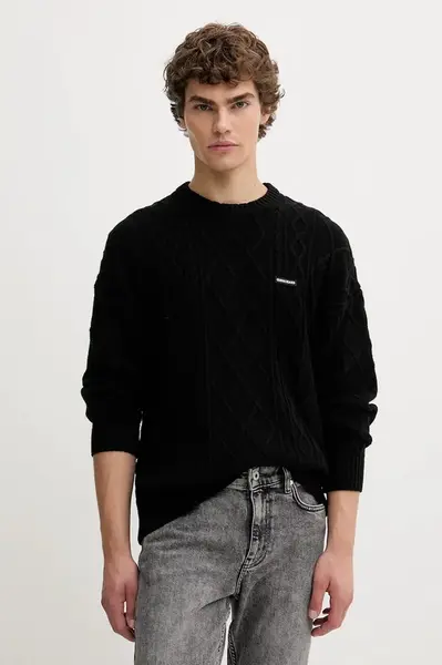 Sveter s prímesou vlny Guess Jeans