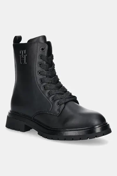 Dětské boty Tommy Hilfiger černá barva, T3A5-34154