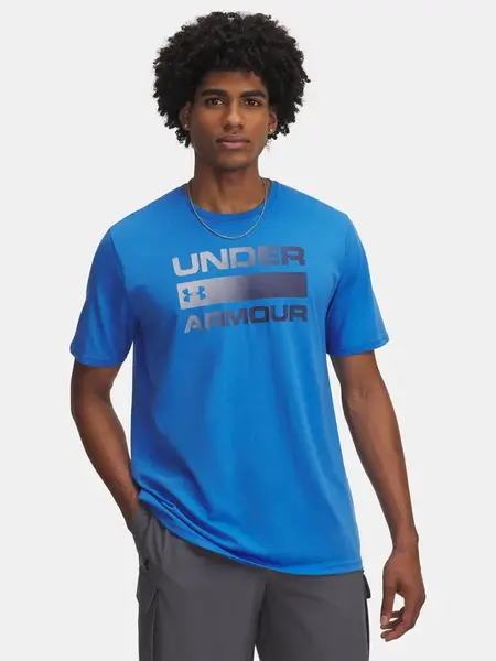 Men's Under Armour UA TEAM ISSUE WORDMARK SS-BLU - Men's T-Shirt
