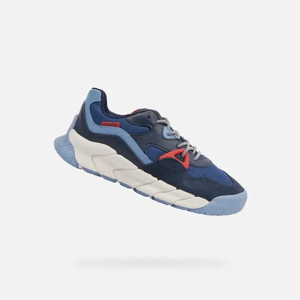 Blue boys' sneakers Geox Flexyper Pro Boy - Boys