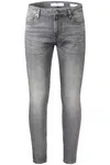 Šedé pánske skinny fit rifle Guess Chris