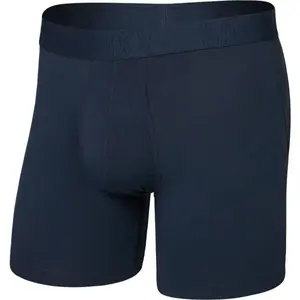 SAXX DROPTEMP COOLING COTTON BOXER BRIEF FLY Pánské funkční boxerky, tmavě modrá, velikost