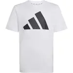 adidas J TRAIN ESSENTIALS BL TEE Detské tričko, biela, veľkosť