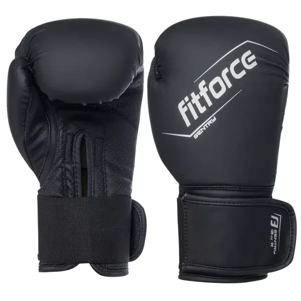 Fitforce SENTRY Boxerské rukavice, černá, velikost