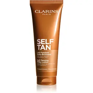 Clarins Self Tan Self-Tanning Milky Lotion samoopalovací krém na tělo a obličej 125 ml