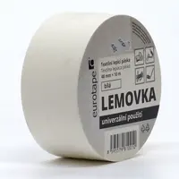 EUROTAPE Textilní lepící páska Lemovka, 48 mm, 10 m, různé barvy Barva: bílá