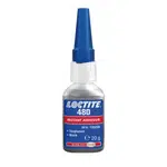 Vteřinové lepidlo, pro plasty a pryže, černé, 20 g - Loctite 480