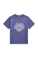 Tričko Polo Ralph Lauren tmavomodrá barva, s potiskem, 322971317002