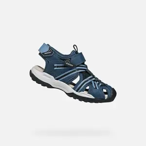 Tmavomodré chlapčenské sandále Geox Borealis