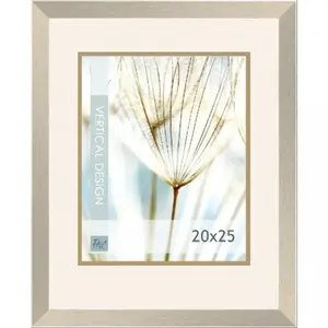 Dřevěný rám Quadro stříbrný – 20x25cm