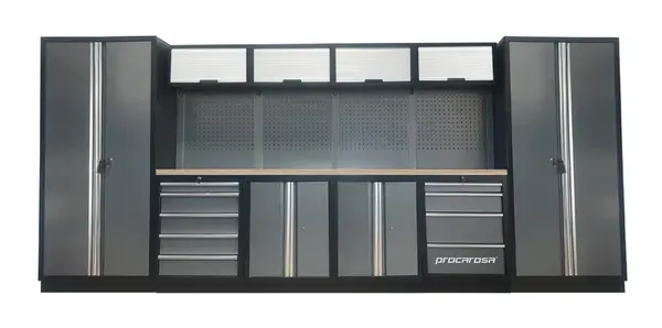 Sestava dílenského nábytku Procarosa PROFESSIONAL XXL-1 Pracovní deska: dřevěná