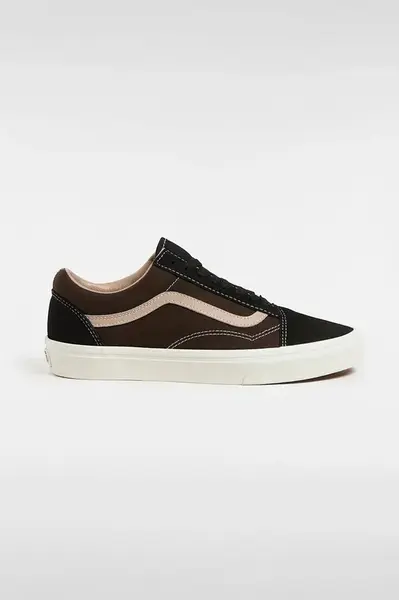 Tenisky Vans Old Skool hnědá barva, VN000D7ZYS81