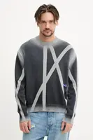 Bavlněný svetr A-COLD-WALL* pánský, šedá barva, lehký, ACWMK196